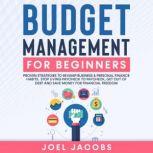 Budget Management for Beginners, Joel Jacobs