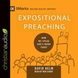 Expositional Preaching How We Speak God's Word Today, David R. Helm