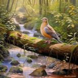 Relaxing River and Dove Melodies Californian Woodland Ambiance, Greg Cetus