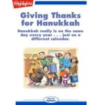Giving Thanks for Hanukkah, Debra Hess