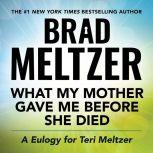 What My Mother Gave Me Before She Died A Eulogy for Teri Meltzer, Brad Meltzer