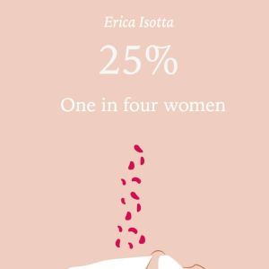 25%: One in four women, Erica Isotta