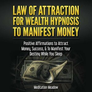 Law of Attraction for Wealth Hypnosis to Manifest Money: Positive Affirmations to Attract Money, Success, & To Manifest Your Destiny While You Sleep, Meditation Meadow