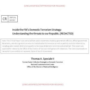 Inside the FBIs Domestic Terrorism Strategy, Thomas Speciale