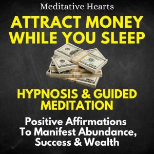 Attract Money While You Sleep: Hypnosis & Guided Meditation: Positive Affirmations to Manifest Abundance, Success & Wealth, Meditative Hearts