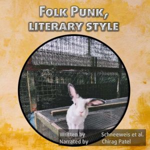 Folk Punk, literary style: The Poetry of Pat The Bunny Schneeweis AKA Johnny Hobo, Patrick Schneeweis