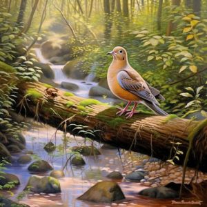 Relaxing River and Dove Melodies: Californian Woodland Ambiance, Greg Cetus