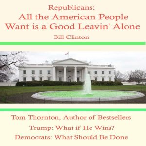 Republicans: What Should They Do?: To Maximize Their Majorities, Tom Thornton